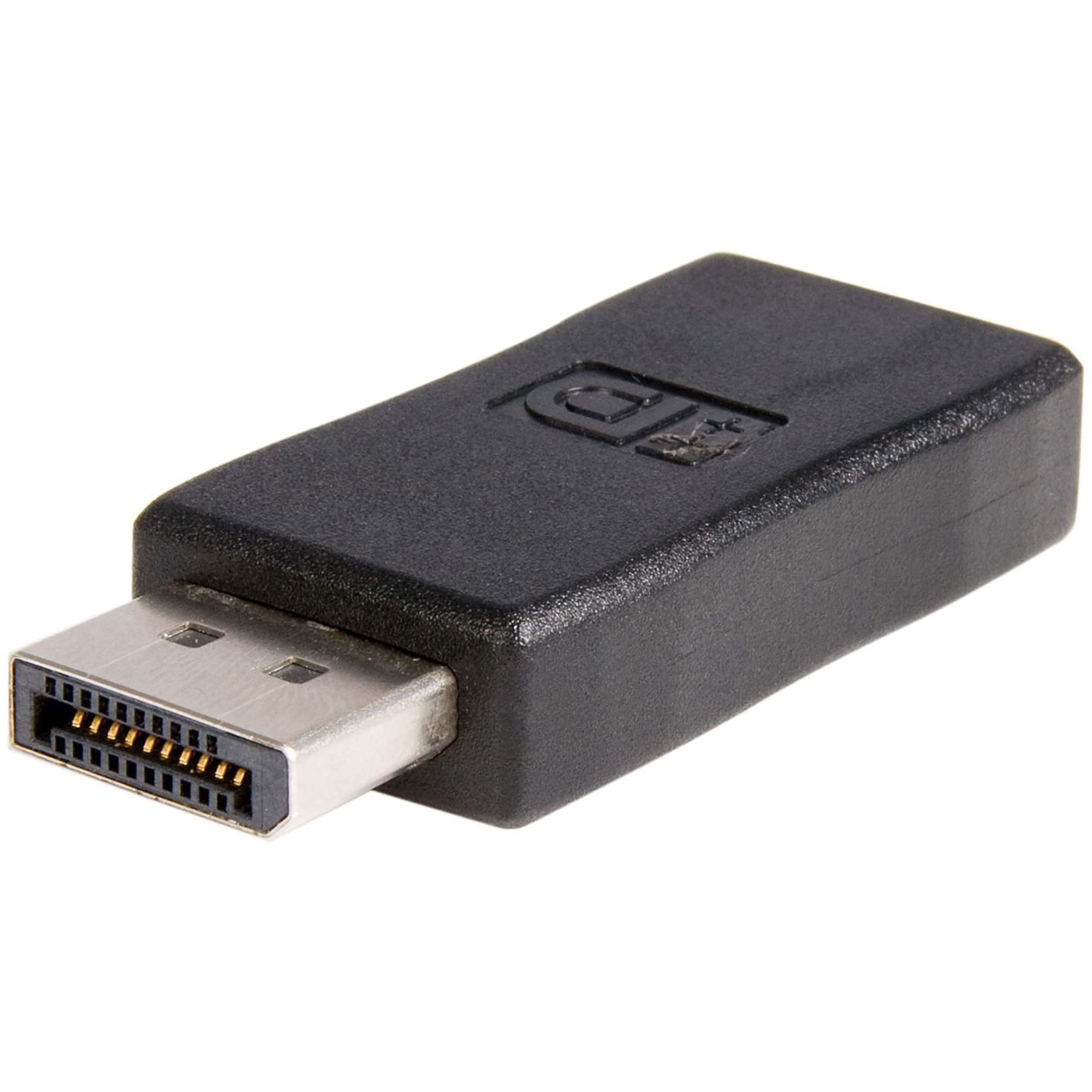 StarTech V10736 DisplayPort to HDMI Adapter Converter - Male to Female - 4K Ultra HD Video & Audio Support for Monitors, TVs, and Projectors - Ideal for Home Office, Gaming, and Presentations