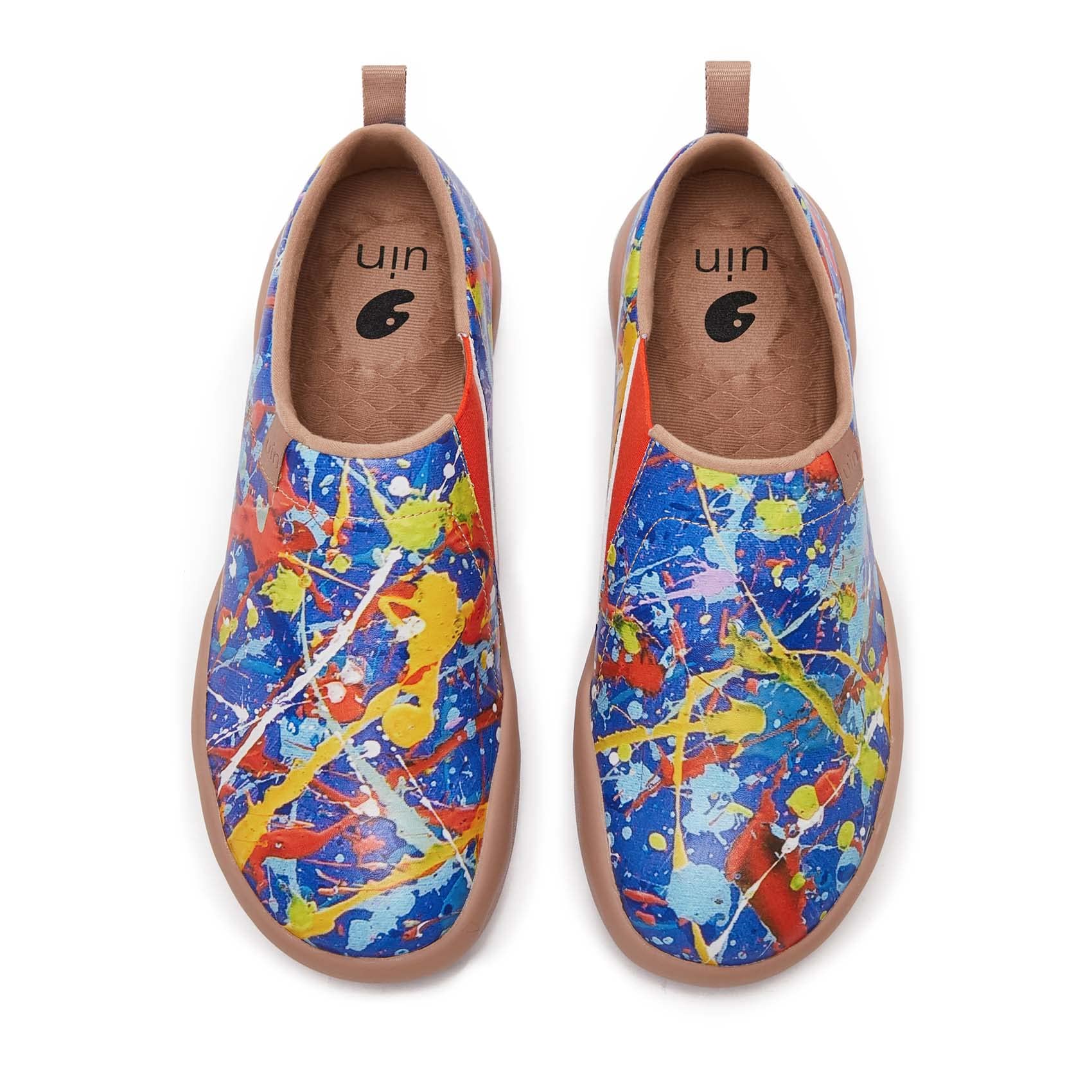 UIN Men's Slip-On Walking Shoes - Lightweight Travel Loafers with Microfiber Comfort for Casual Wear | Perfect for Travel, Work & Everyday Fashion Sneakers
