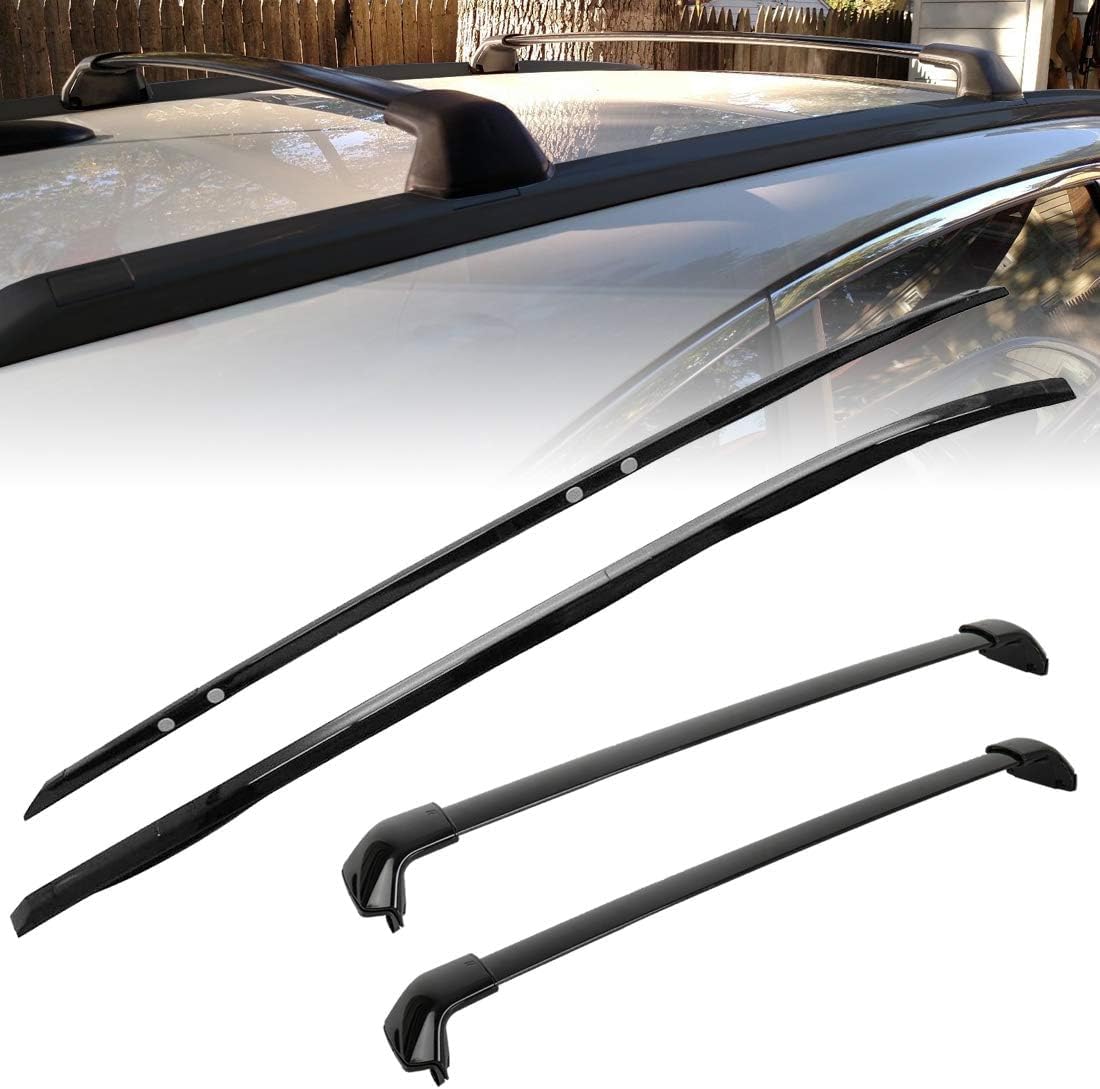 **Honda CRV CR-V 2012-2016 Roof Rack Set - Heavy Duty Cross Bars & Side Rails - Black Luggage Carrier for SUVs - Perfect for Road Trips, Camping & Outdoor Adventures**