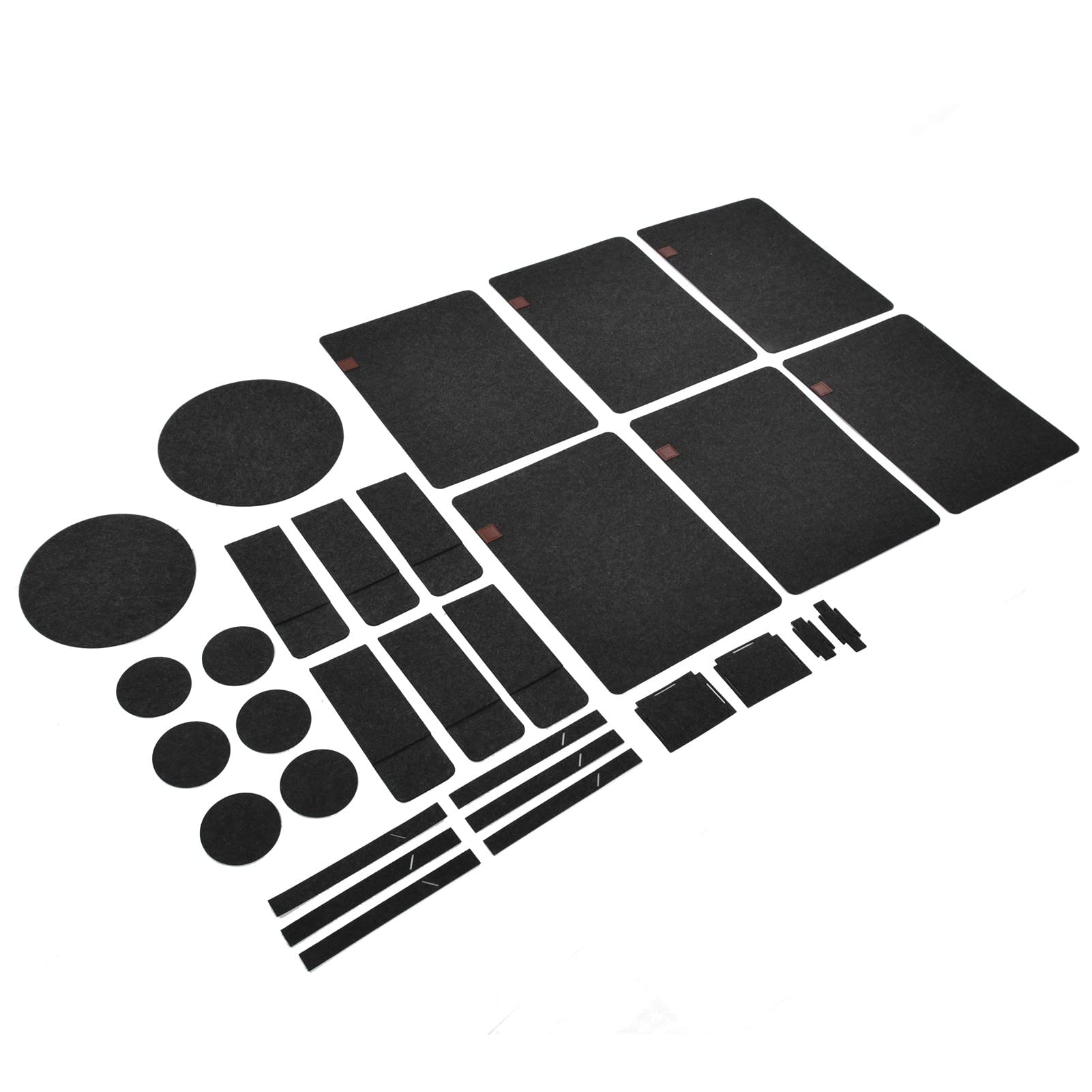 Premium Non-Slip Placemats Set - 6-Pack Durable Coasters for Dining Table, Kitchen & Restaurant Use - Waterproof & Scratch-Resistant Mats for Home, Hotel & Office Decor