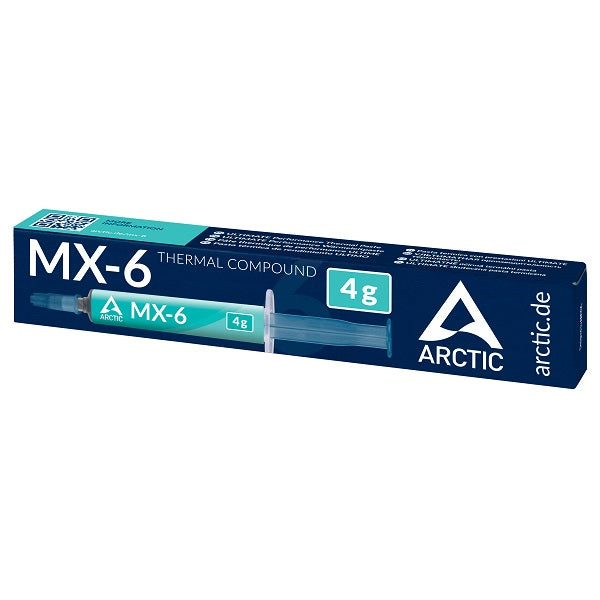 Arctic MX-6 Ultimate Performance Thermal Paste - High Conductivity CPU/GPU Cooling Compound for PC Gaming, Overclocking & Laptop Heat Sink Applications