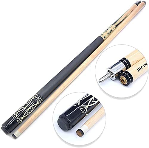 **Professional 17-19 Oz Pool Cue Stick for Beginners - 3/4 Cue with 29MM Grip & 13MM Tip (145CM) - Perfect for Home Billiards, Bars, and Game Rooms - WEWYQSJXBXF-211218**