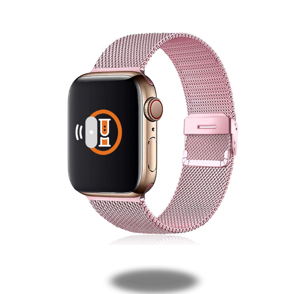 Premium Stainless Steel Milanese Loop Strap with Secure Magnetic Clasp - Compatible with Apple Watch Series 9/8/7/6/SE/5/4/3/2/1 - Adjustable Luxury Metal Band for Workout, Business & Everyday Wear
