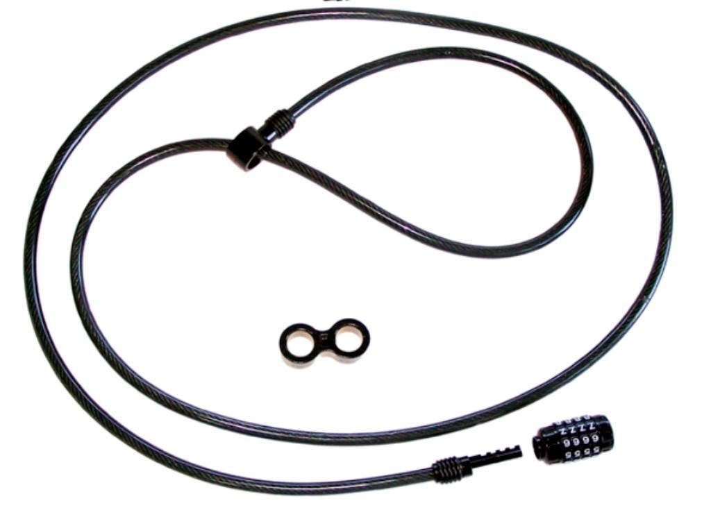 Lasso Lock All Security Cable - Anti-Theft Laptop Lock with Key, Universal Computer & Electronics Security Cable for Office, Home, Coffee Shop Use