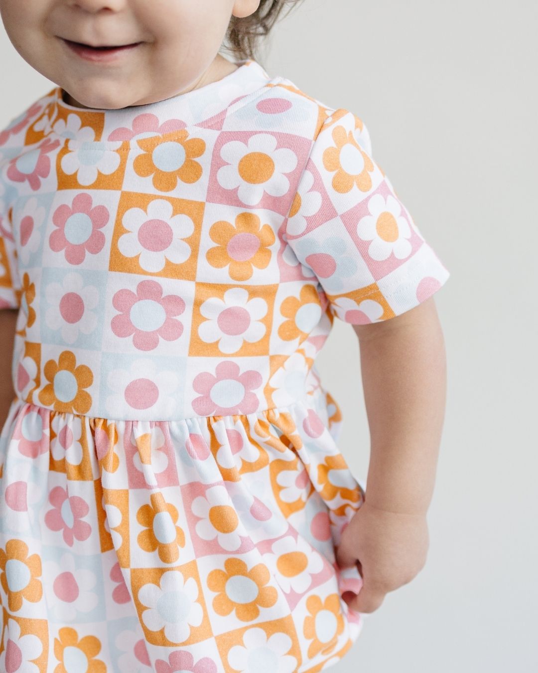Stylish Cotton Peplum Top & Skirt Set with Checkered & Floral Print - Perfect for Casual Outings, Date Nights & Summer Vacations