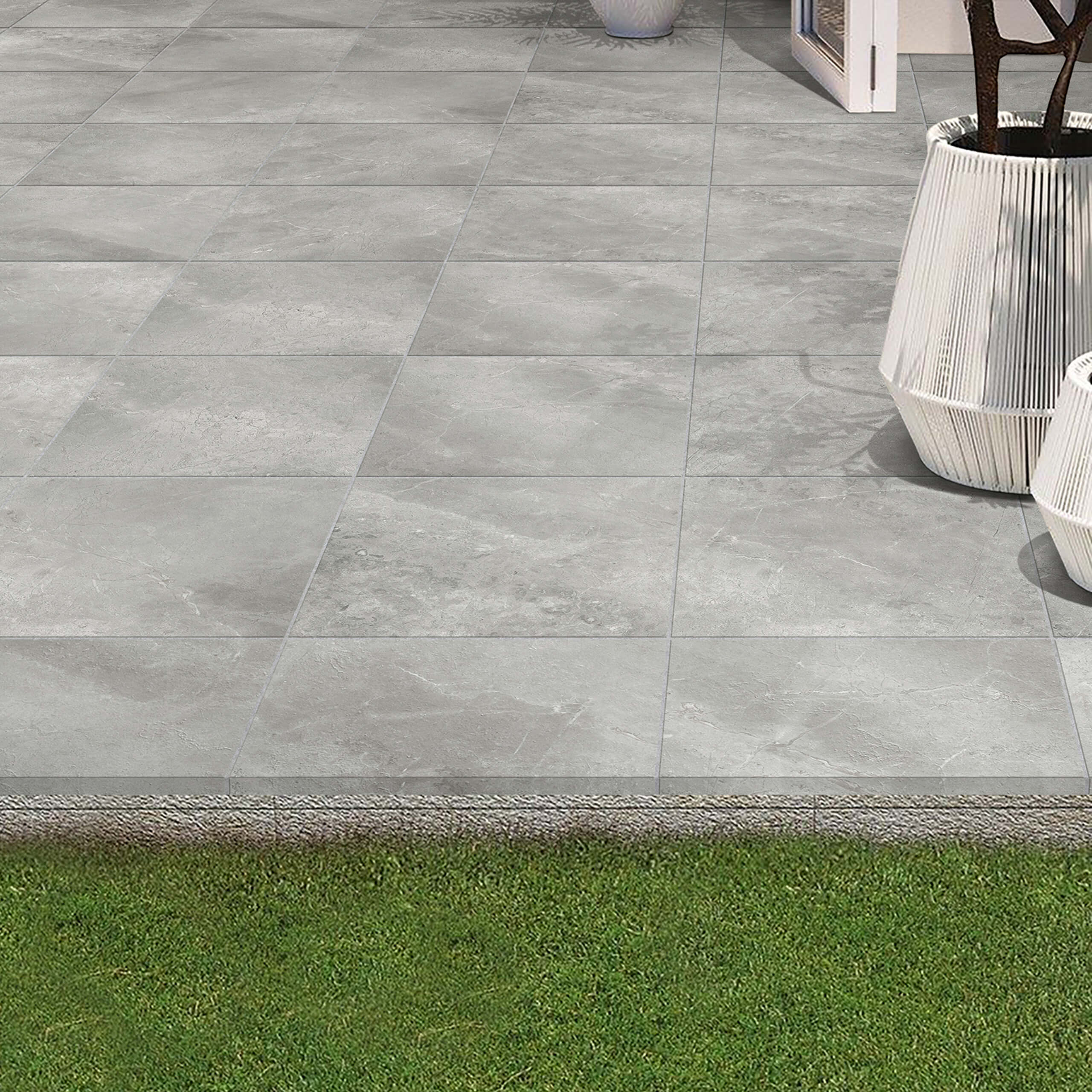 Chiswick 600x600 Honed Grey Porcelain Tile - Premium Matte Finish Floor & Wall Tile for Kitchen, Bathroom, and Living Room