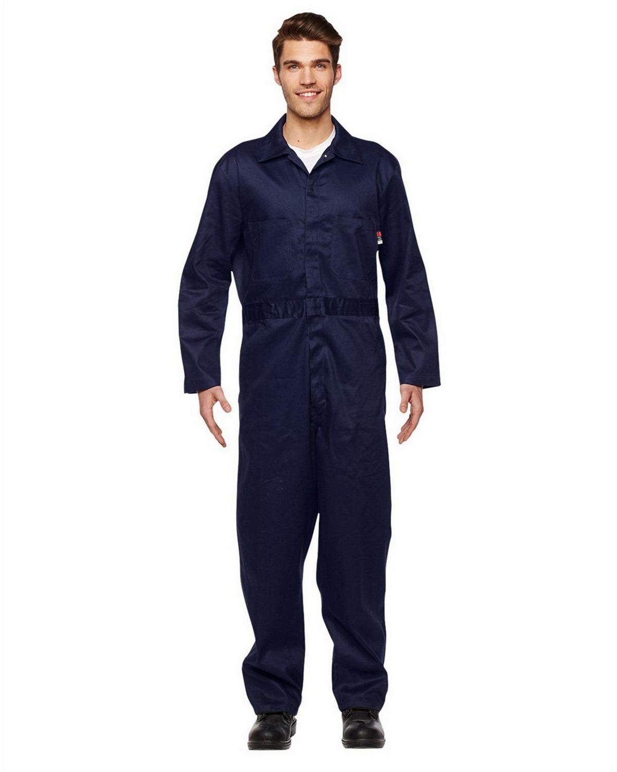 Flame Resistant Contractor Coverall for Men - Big & Tall Workwear 2.0 | Heavy Duty FR Coveralls for Construction, Welding & Industrial Safety