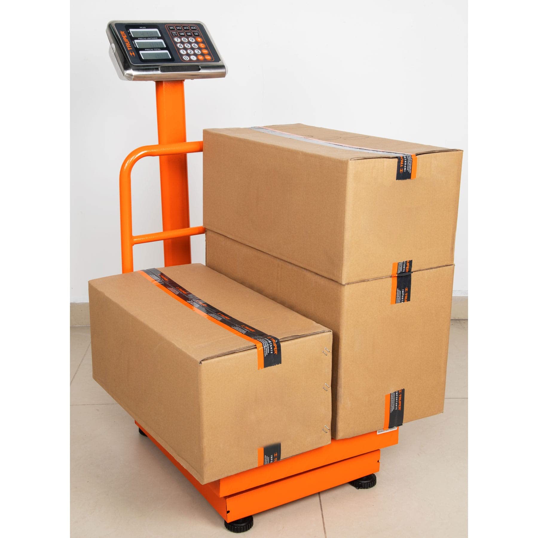 Heavy Duty Folding Platform Scale - 200kg/440lbs Capacity - Portable Digital Floor Scale for Shipping, Warehousing & Industrial Use