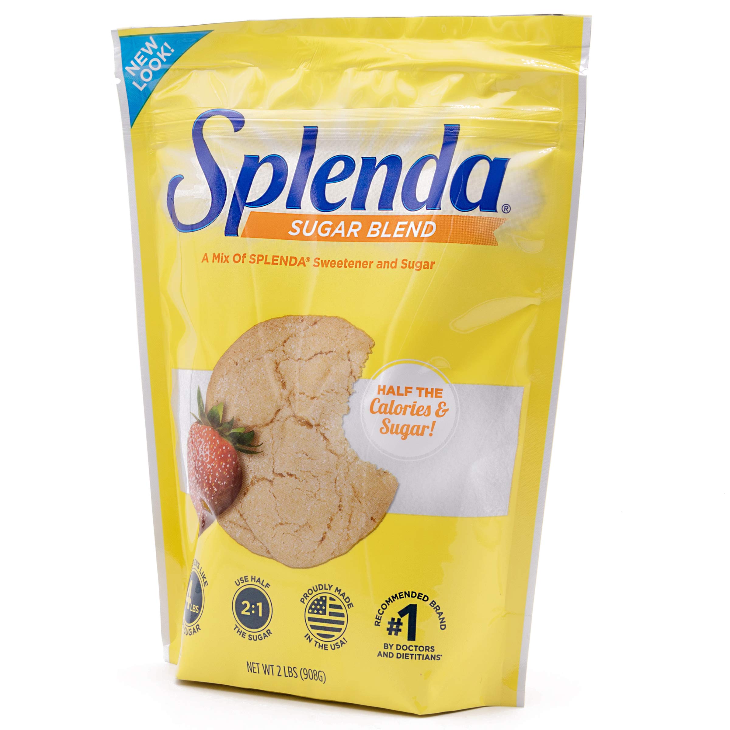 SPLENDA Low Calorie Sugar Substitute for Baking & Coffee - 32oz Resealable Bag (2-Pack) - Perfect for Keto, Diabetic & Weight Loss Diets