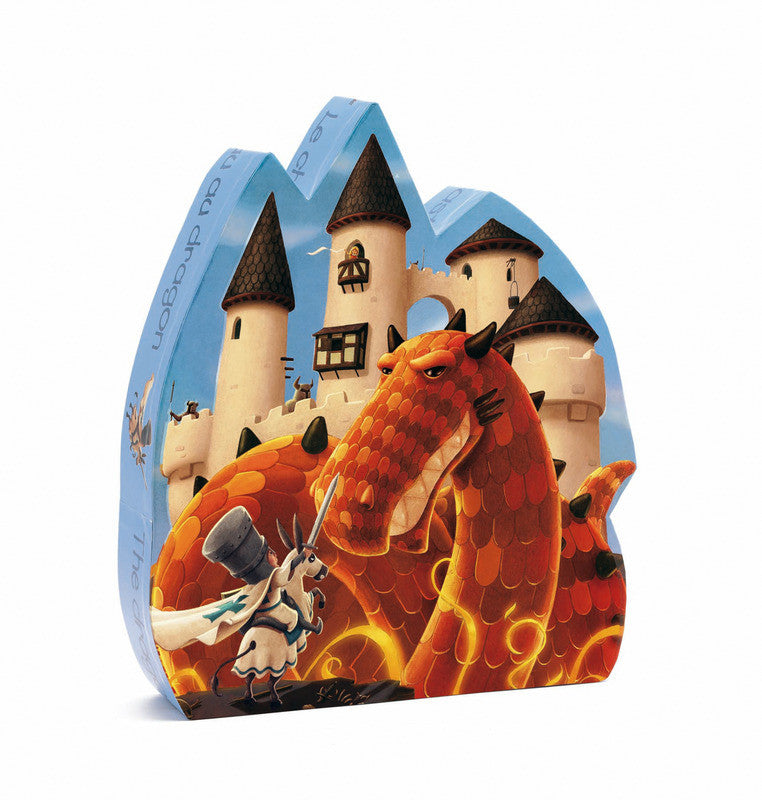 Dragons Castle 54 Piece Jigsaw Puzzle for Kids & Adults - Fun Medieval Fantasy Puzzle Game for Family Game Night, Birthday Gifts & Classroom Activities