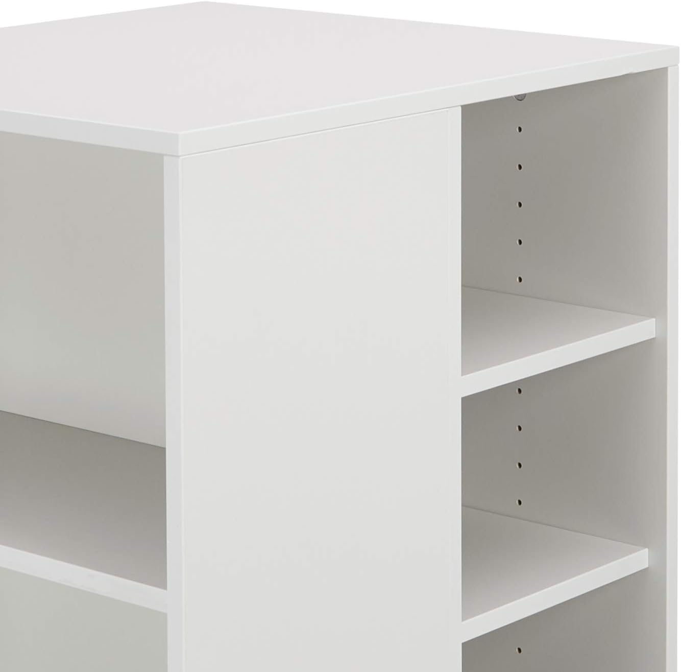 Durable 3-Tier Rolling Utility Cart - Flexible Multi-Functional Mobile Storage Organizer for Office, Books & Supplies | Gray Office Cart for Shelving, Cube Storage & Workspace Organization