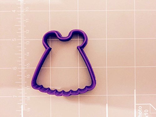 3 Inch Baby Doll Dress Cookie Cutter - Stainless Steel Baking Tool for Kids Birthday, Baby Shower & Holiday Party Decorations