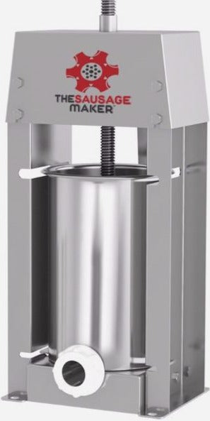 5 LB. Sausage Stuffer by Sausage Maker - Heavy Duty Stainless Steel Sausage Filler for Homemade Sausages, Jerky & Ground Meat - Perfect for Home Butchers, BBQ & Charcuterie Making