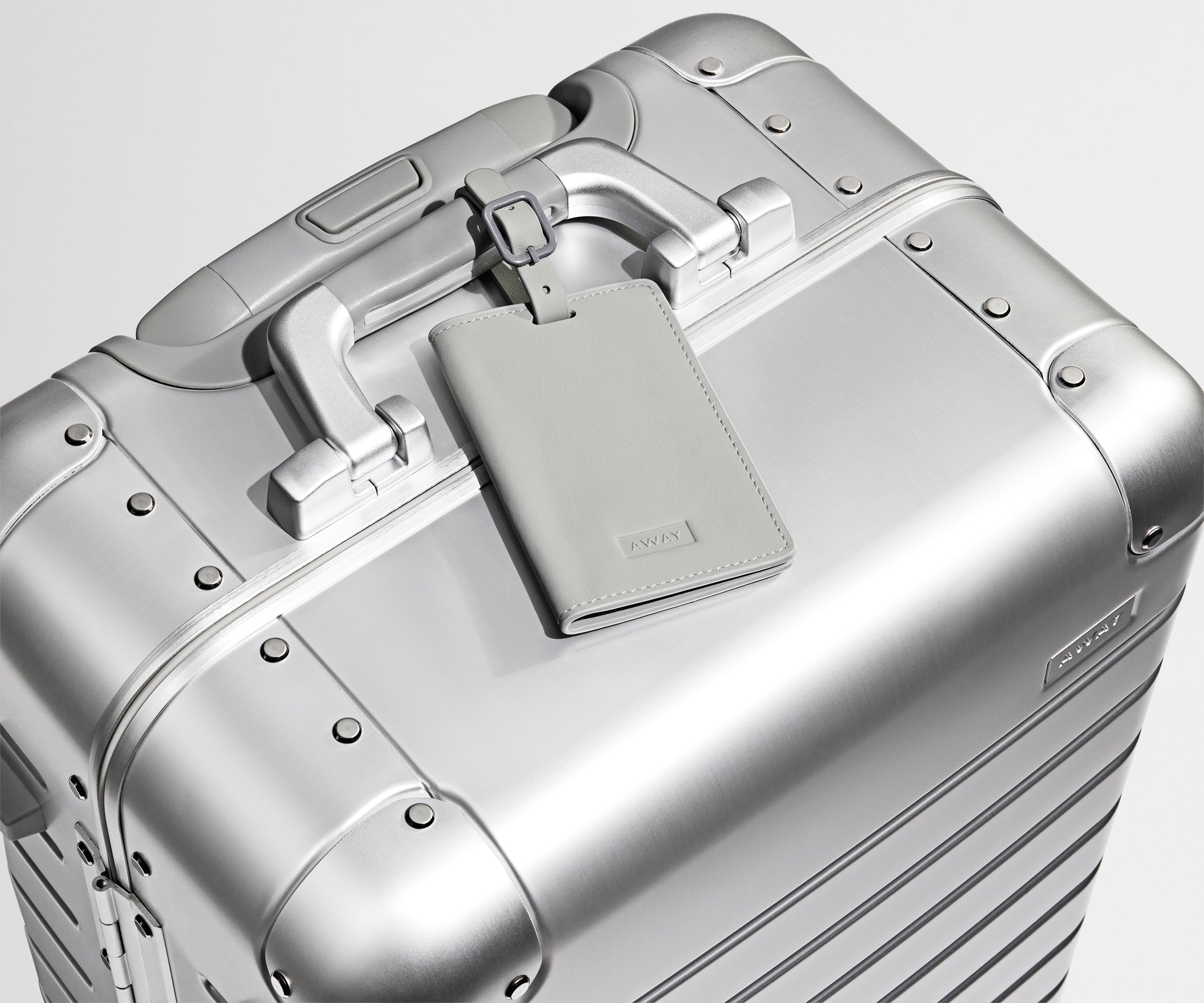 Premium Silver Aluminum Carry-On Luggage - Lightweight & Durable Suitcase for Business Travel & Weekend Getaways