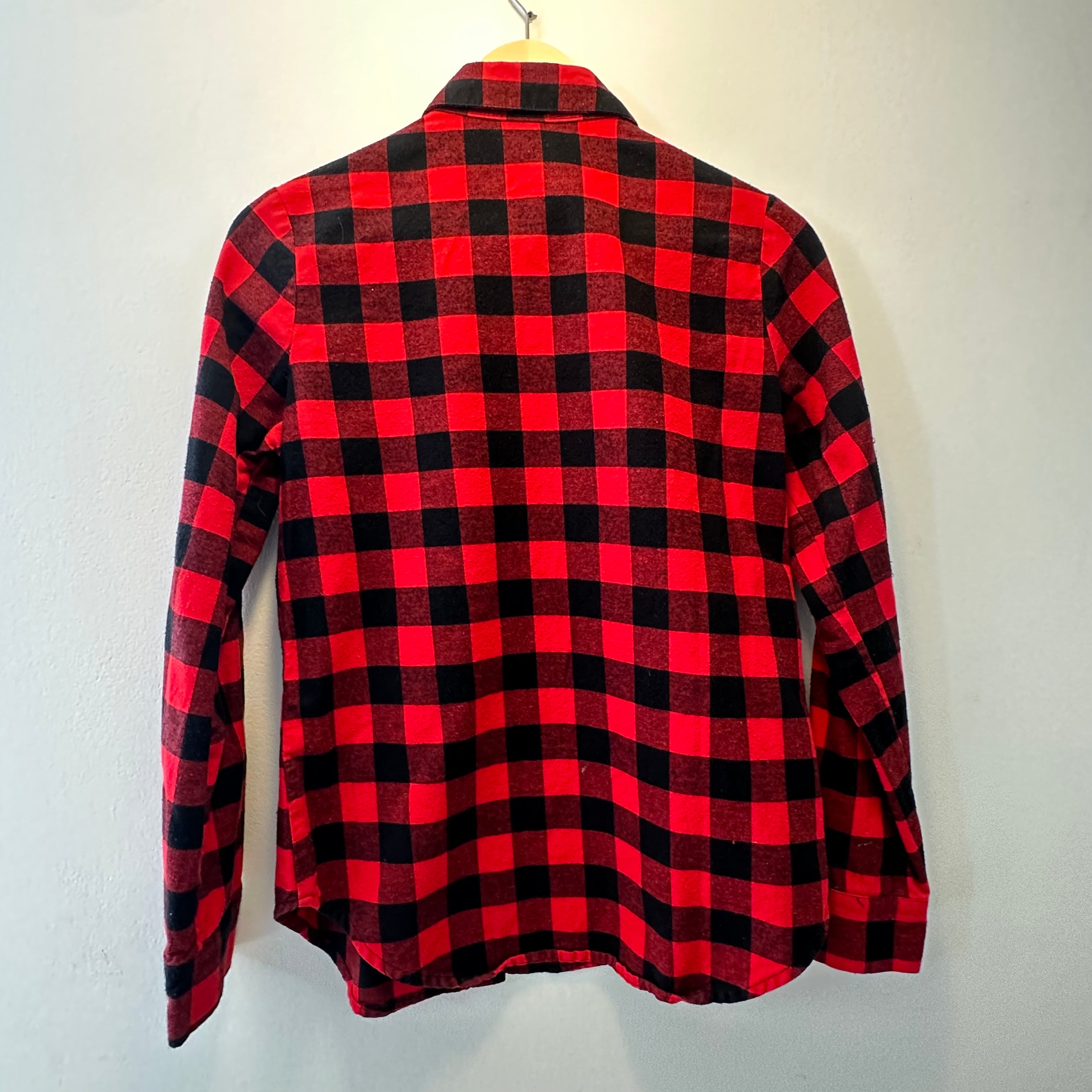 Red Plaid Flannel Shirt for Men - Soft & Cozy Button Down Shirt - Casual Winter Wear for Outdoor Activities & Layering