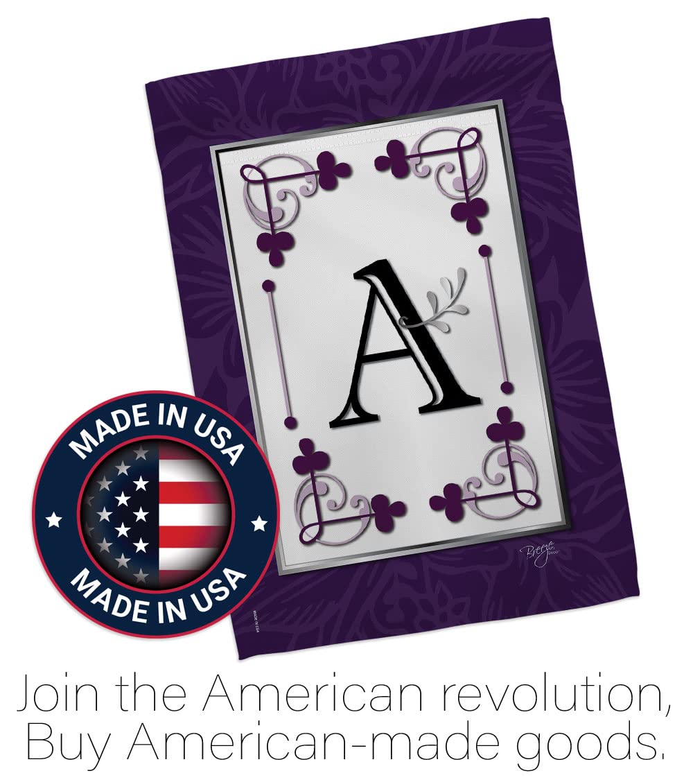 Classic A Initial House Flag Set - 28
