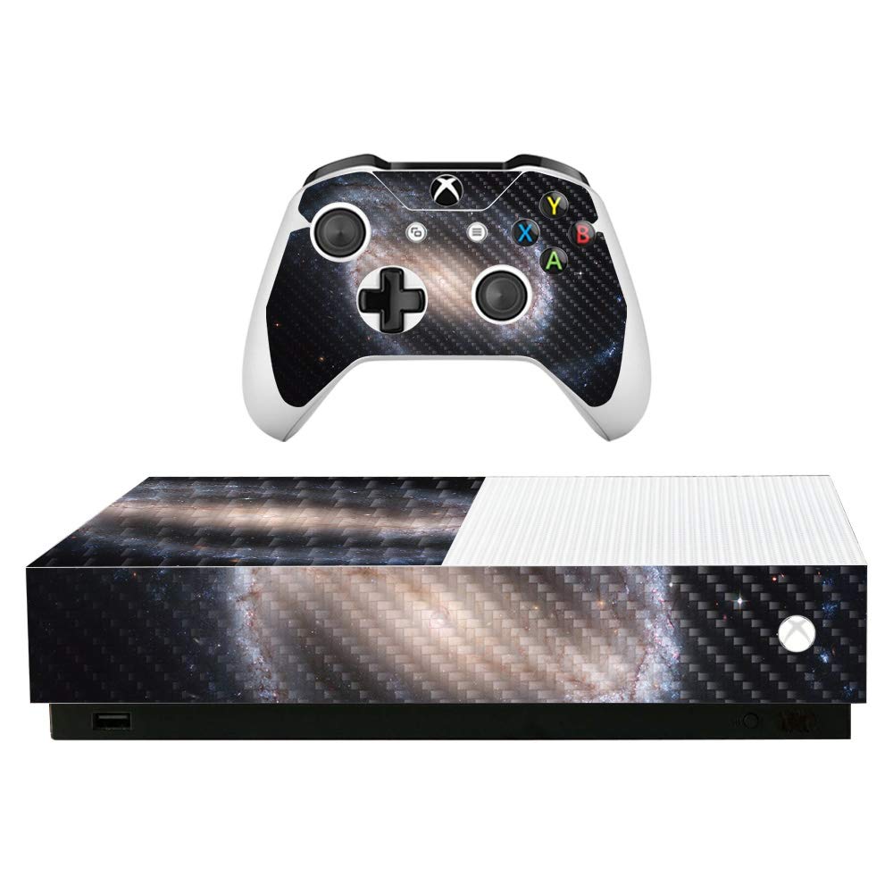 Premium Carbon Fiber Skin for Microsoft Xbox One S All-Digital Edition - Protective Durable Textured Cover | Easy to Apply & Remove | Made in USA | Perfect for Gaming Setups & Home Entertainment Systems