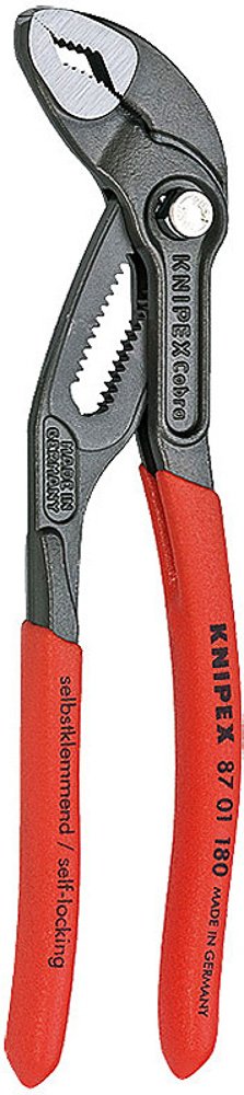 Knipex 8701-7 7-Inch Cobra HiTech Water Pump Pliers (6 Pack) - Heavy-Duty Adjustable Wrench for Plumbing, Automotive, and DIY Projects
