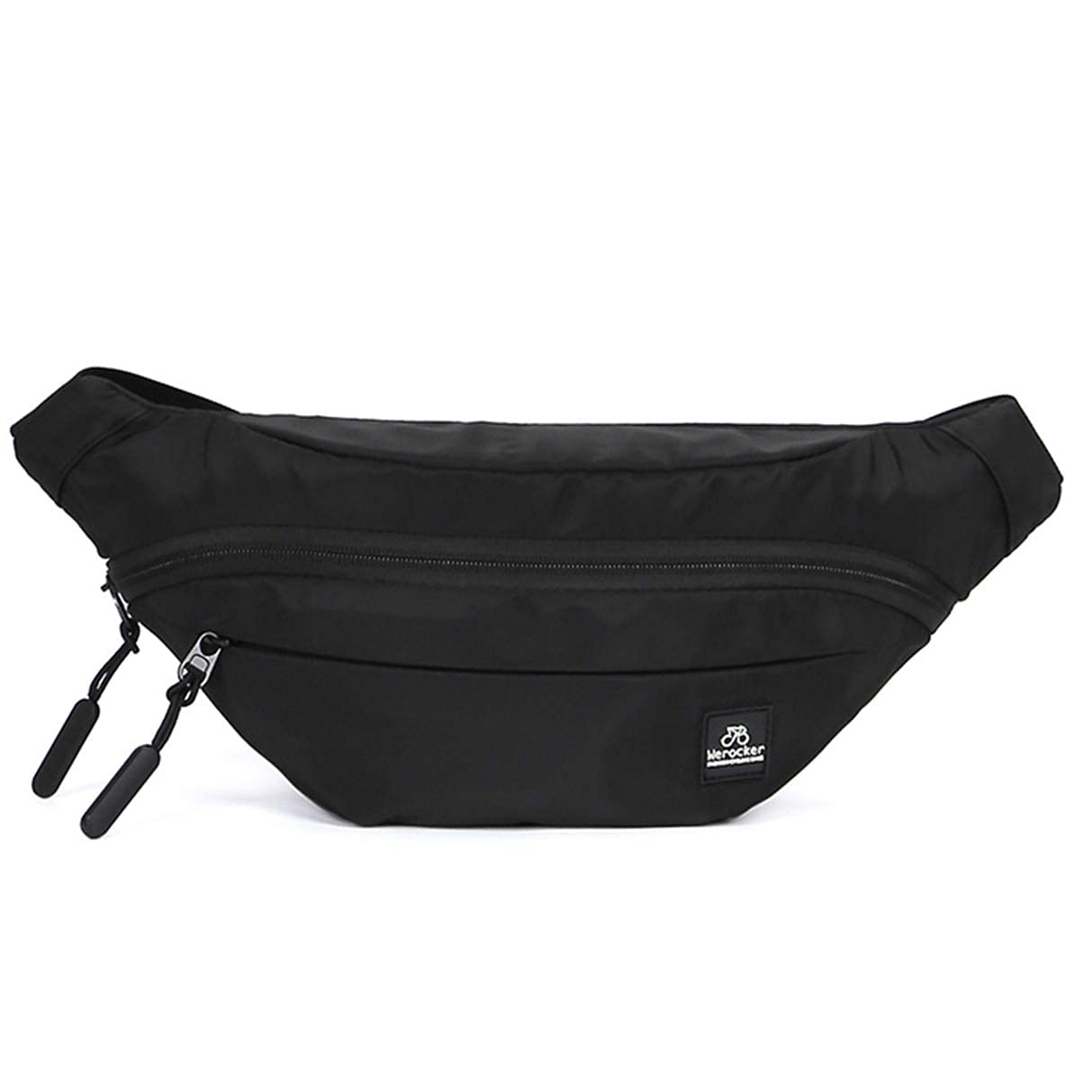 **Waterproof Large Fanny Pack for Men & Women - Adjustable Waist Bag with Zipper - Plus Size Gym, Outdoor & Travel Essentials Pouch - Perfect for Running, Hiking & Daily Use**