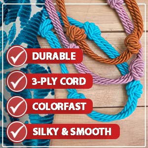 Mandala Crafts Navy Twisted Cord Trim - Decorative Braided Rope for DIY Upholstery, Handfasting & Graduation Ceremonies | Durable Navy Blue Cording for Home Decor, Wedding & Craft Projects