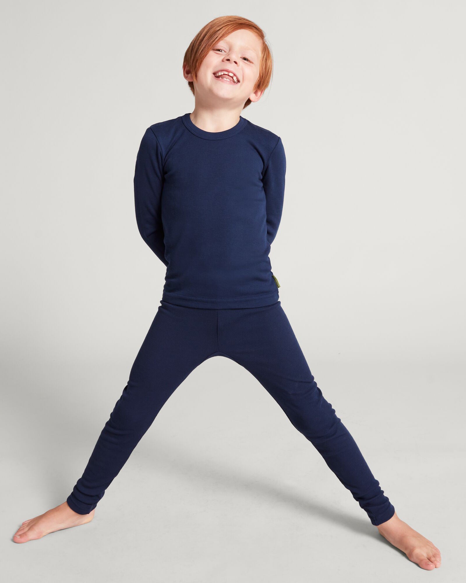 KMDCore Kids' Long Sleeve T-Shirt - Navy Blue | Comfortable Cotton Top for Boys & Girls | Perfect for School, Playdates & Outdoor Activities