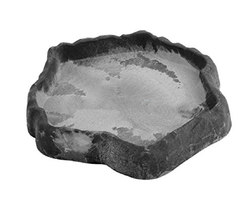 Karen Low Reptile Water Dish for Chameleon & Iguana - Feeding Bowl for Lizards & Tortoises - Perfect for Terrariums
