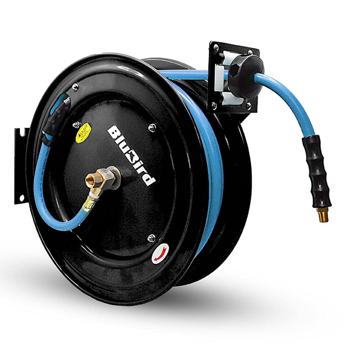 BluBird 20ga Retractable Air Hose Reel - Heavy Duty 3/8