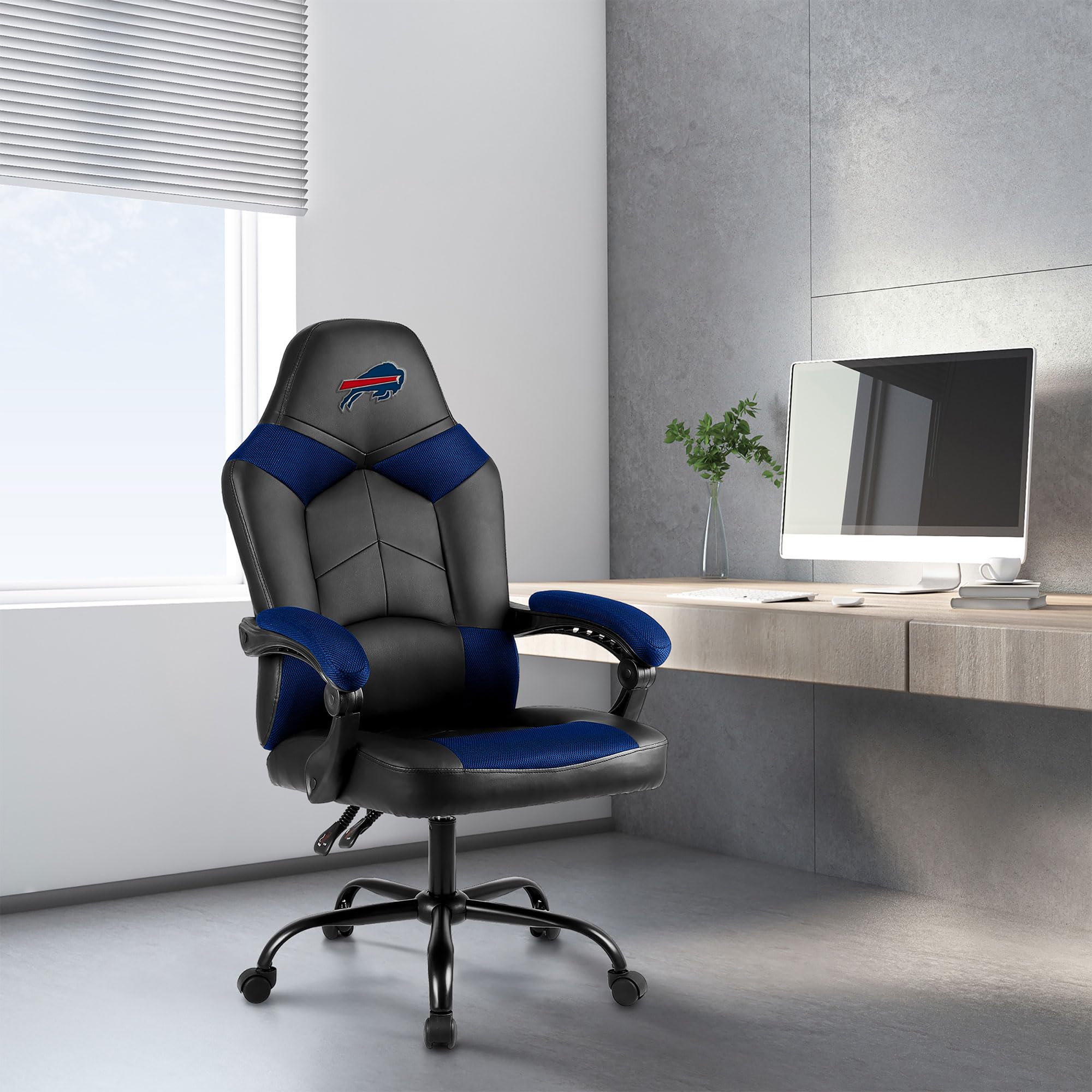 Premium Imperial NFL Oversized Office Chair - Heavy Duty Gaming & Executive Desk Chair with Lumbar Support - Perfect for Home Office, Gaming Setup & Sports Fan Cave Decor