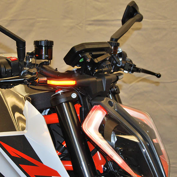 KTM SuperDuke 1290 LED Front Turn Signals - Compatible with 2014-2019 Models - High Visibility Motorcycle Indicators for Day & Night Riding