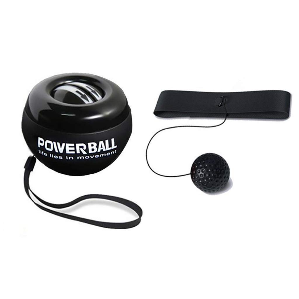 Gyroscopic Wrist Exercise Ball - Self Starting Gyro Ball for Arm Muscle Training, Strength Building & Stress Relief - Home Gym Workout Equipment (Style 2) - Perfect for Office Stress Relief, Physical Therapy & Fitness Enthusiasts