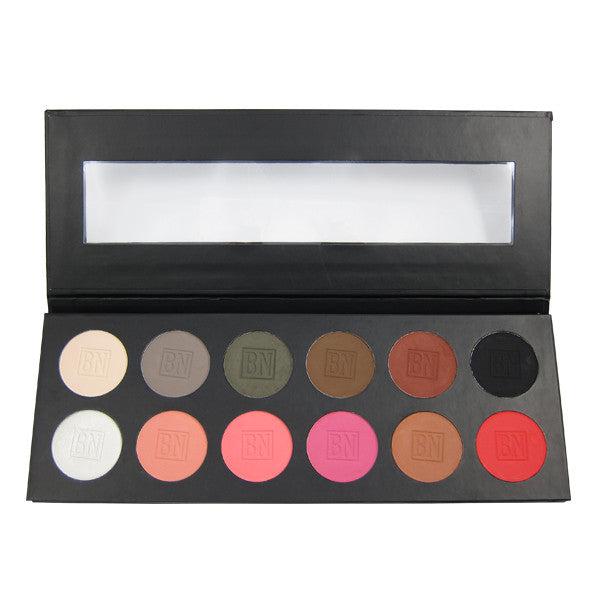 Ben Nye Master Designer Eye & Blush Palette (ESP 956) - Professional Makeup Kit for Eyeshadow & Blush - Perfect for Stage, Cosplay & Special Effects Makeup