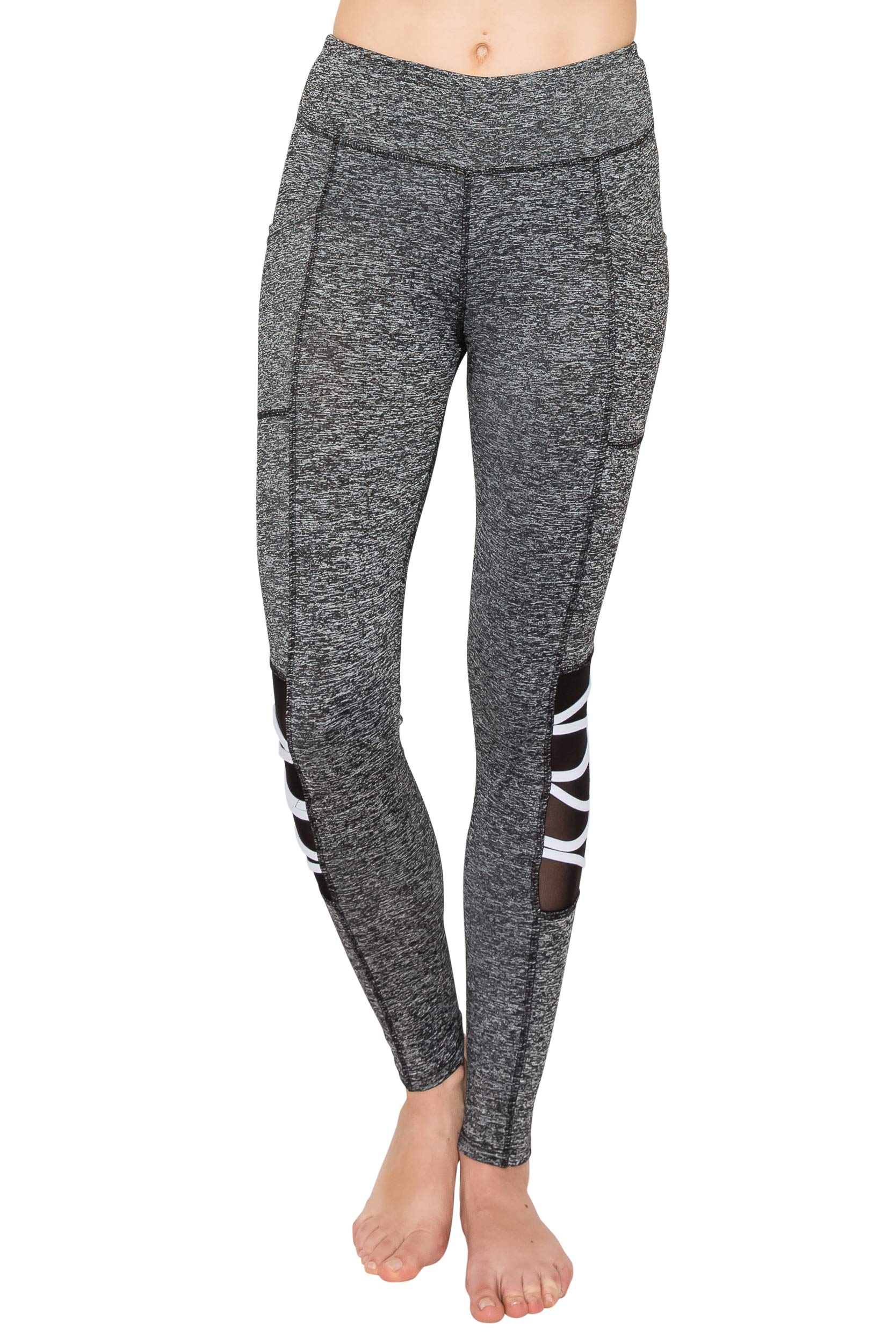 ALWAYS Women's High Waisted Yoga Pants - Breathable Mesh Stretch Workout Leggings for Running, Gym & Lounge | Comfortable Activewear for Fitness & Everyday Wear