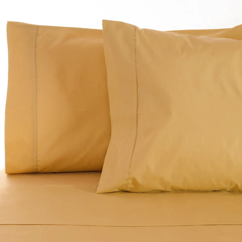 Premium 530 Thread Count 100% Egyptian Cotton Pillowcase Set of 2 - Ultra Soft & Breathable Bedding for Luxury Hotels & Home Use