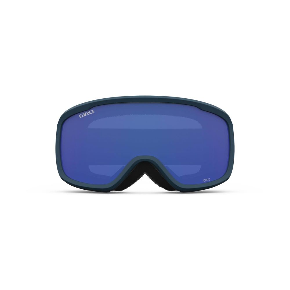 Giro Cruz Ski Goggles with S3 Lens - Black & Harbour Blue for Men & Women | UV Protection, Anti-Fog for Snowboarding, Skiing & Winter Sports