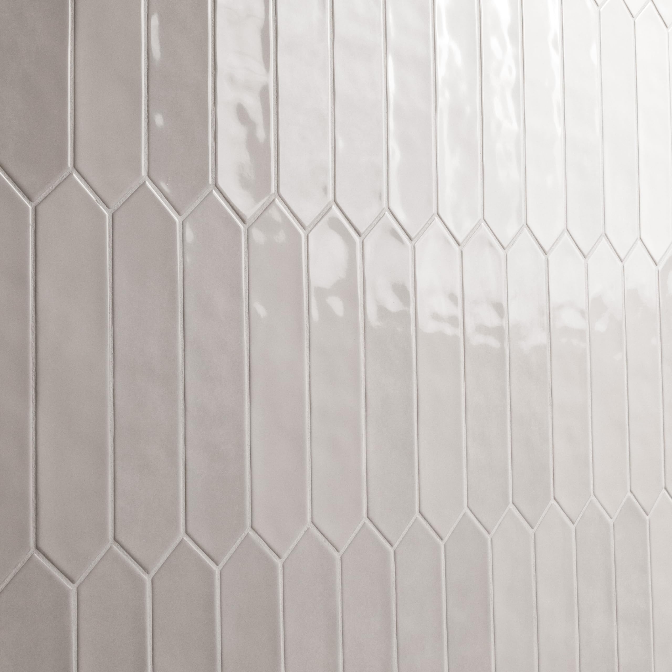 MSI Renzo Dove 2.5x13 Inch Glossy Ceramic Subway Tile - Waterproof Wall Tile for Bathroom, Kitchen Backsplash, Shower, and Accent Wall | Perfect for Modern Home Decor, Spa-Like Bathrooms & Stylish Kitchen Designs
