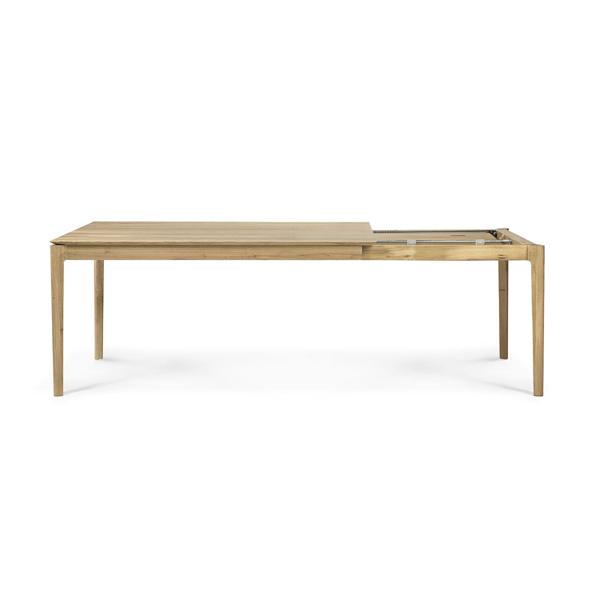 Extendable Oak Dining Table 160-240cm - Expandable Wooden Table for Small Spaces | Perfect for Family Dinners, Entertaining Guests & Home Office Use