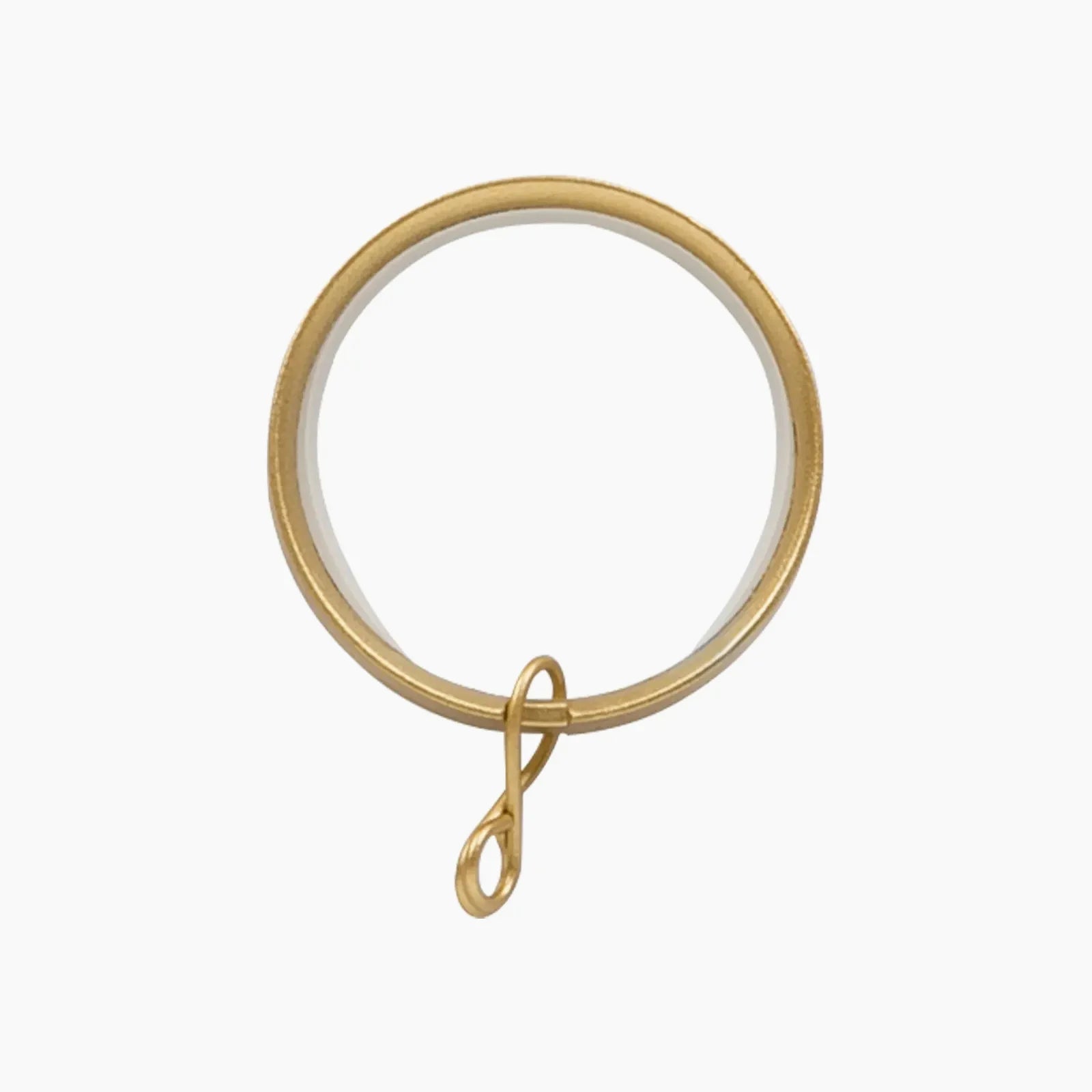 12 Pack Quiet Glide Curtain Rings Eyelet Hooks - Smooth & Silent Curtain Hanging for Living Room, Bedroom & Dorm
