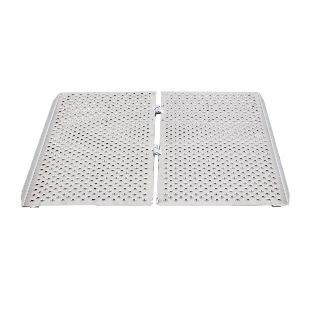Silver Spring 3-Foot Lightweight Aluminum Single Fold Wheelchair Ramp - Portable Access Solution for Homes, Vehicles & Mobility Needs