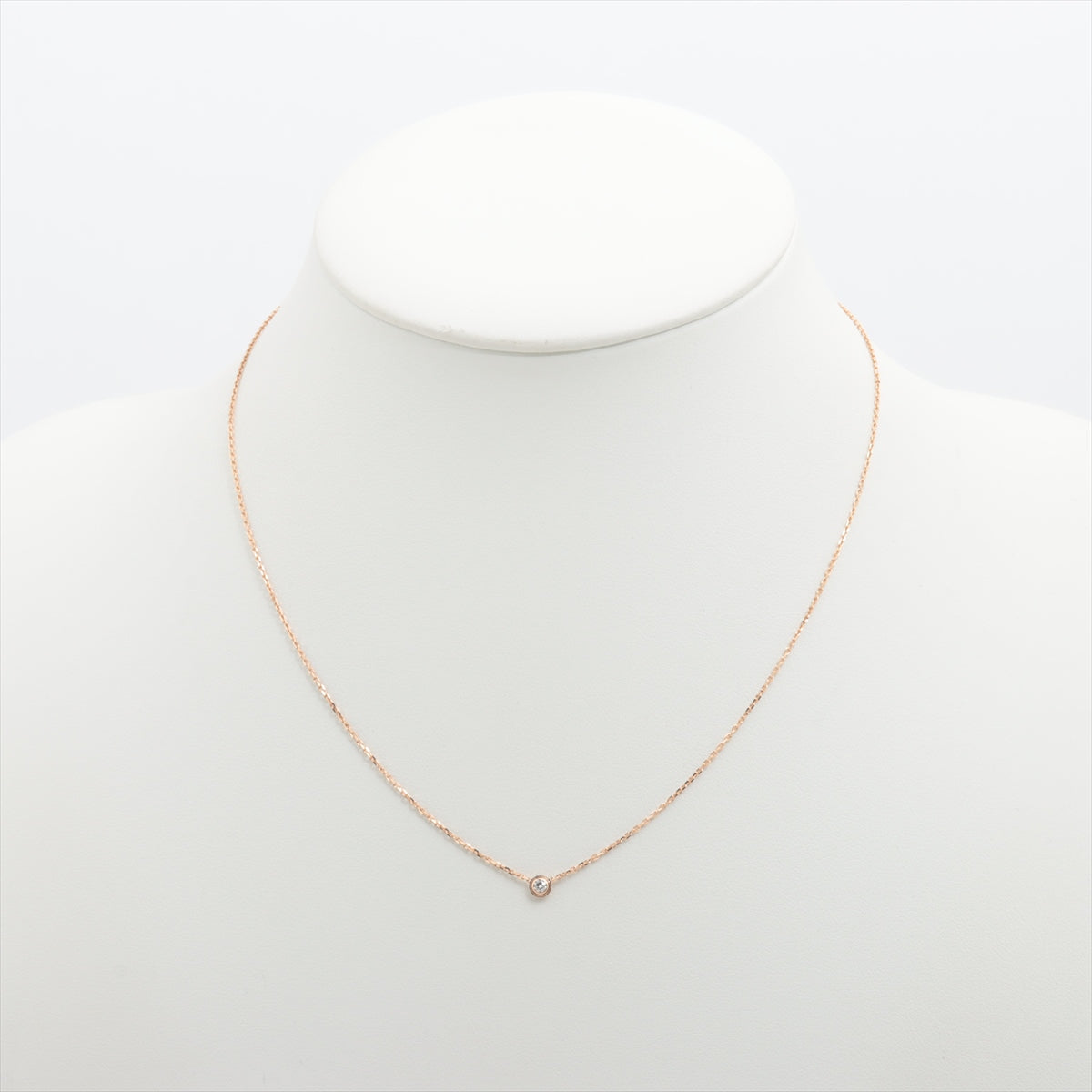 Cartier D'Amour XS Diamond Necklace 18K Pink Gold - Elegant Luxury Jewelry for Women, Perfect for Anniversary Gifts & Special Occasions