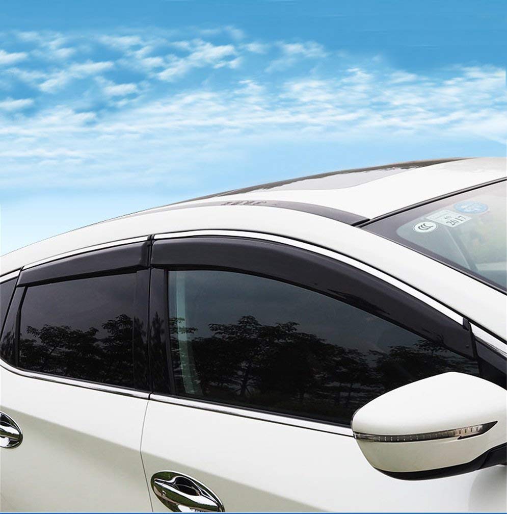 Vesul Retractable Cargo Cover Compatible with Nissan Murano 2015-2023 - Car Trunk Security & Privacy Cover, Window Wind Deflector, Chrome Trim Rain Guard Vent Visor Shield | Perfect for Road Trips, Grocery Hauling & Vehicle Protection
