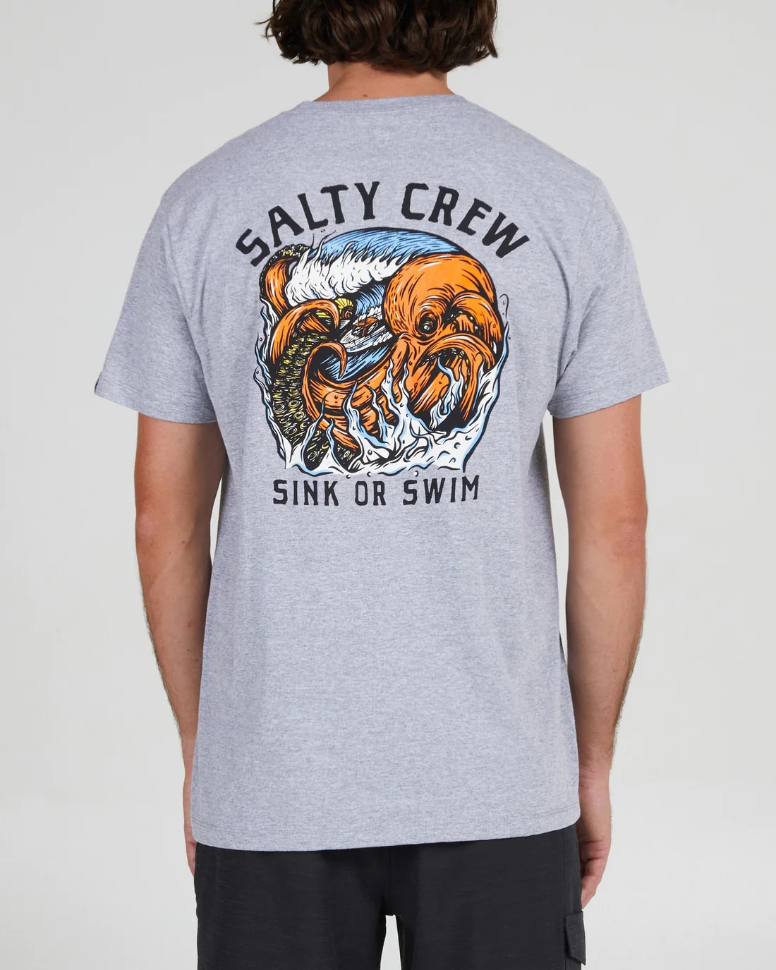 Salty Crew Tsunami T-Shirt for Men - Comfortable Surf & Beach Wear - Perfect for Surfing, Fishing, and Outdoor Activities