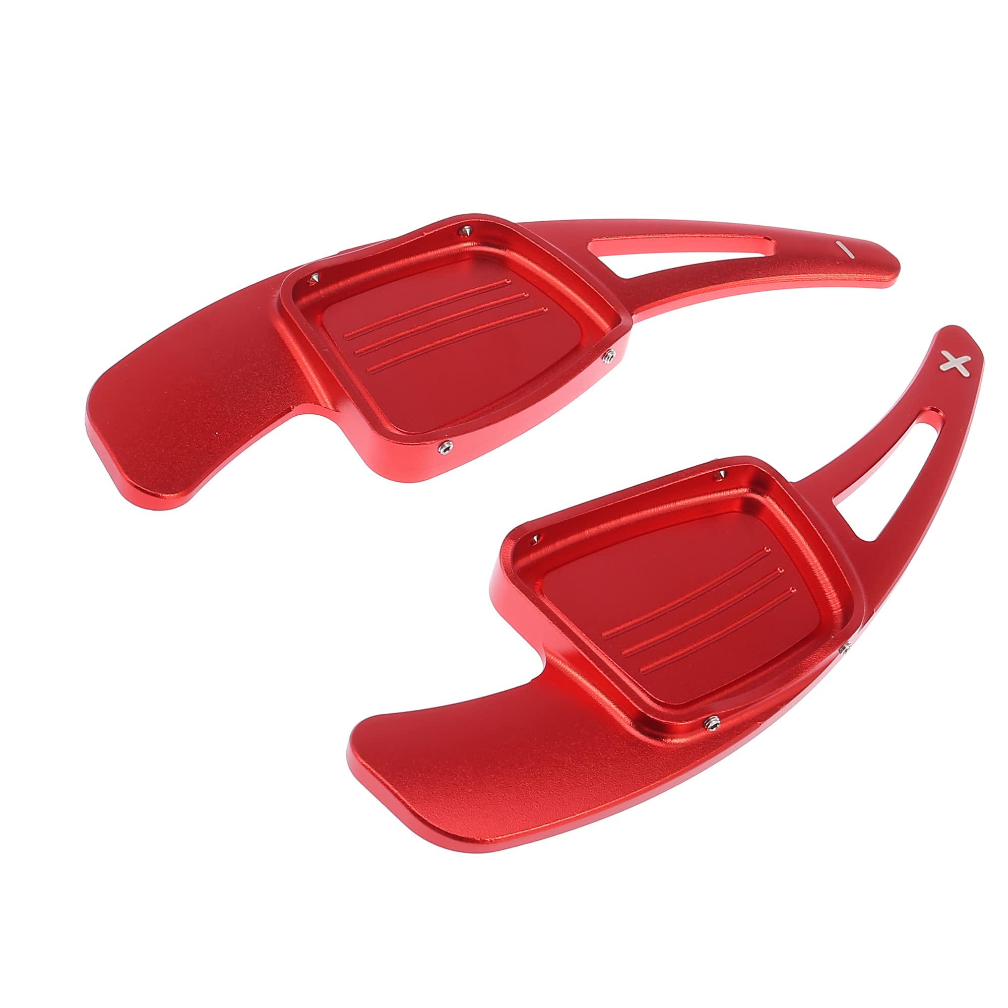 ACROPIX Red Steering Wheel Paddle Shifter Extensions for Audi A3 - 2 Pack (Racing & Performance Driving)