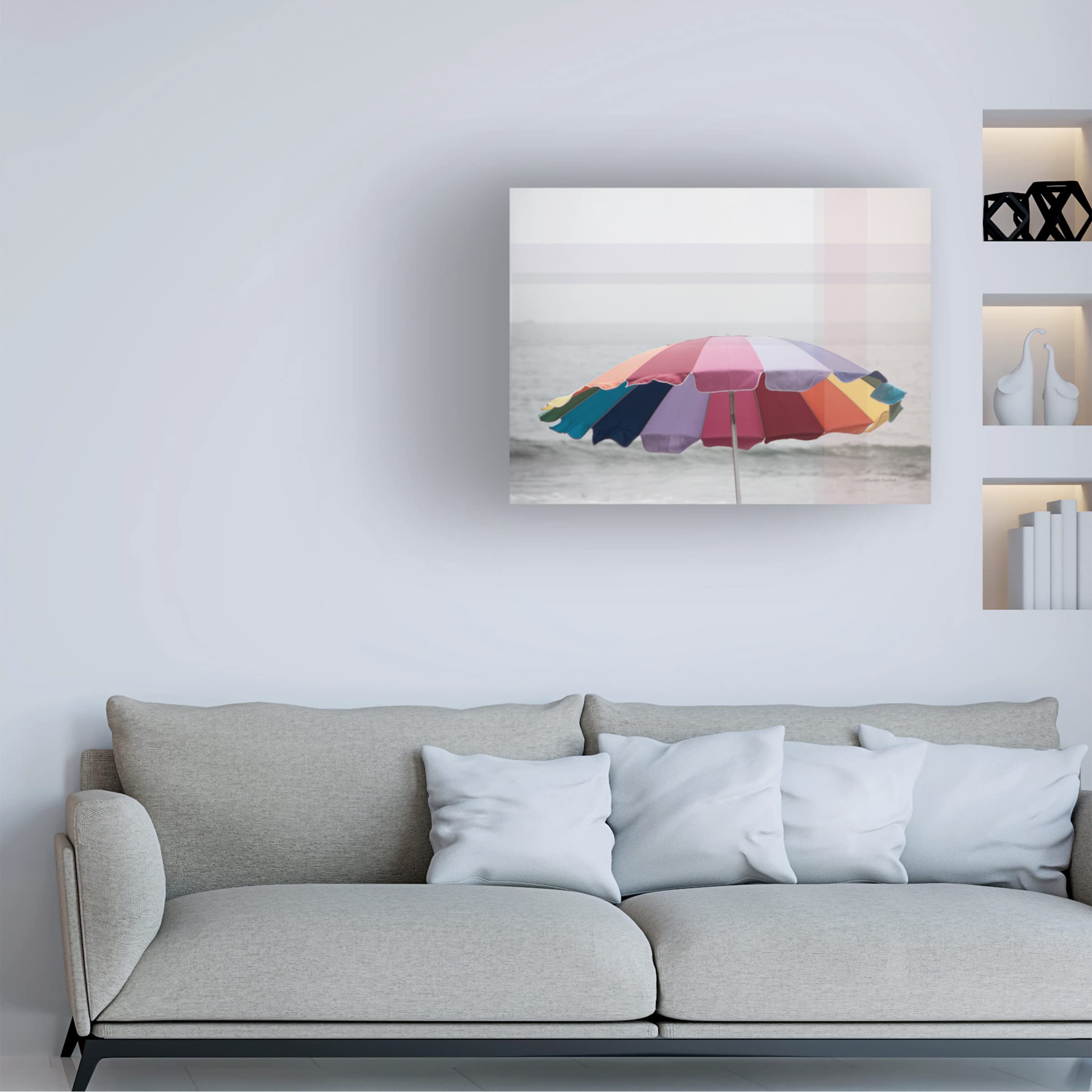 Trademark Fine Art 'Shady VI' Canvas Wall Art by Elizabeth Urquhart - Modern Home Decor for Living Room, Bedroom & Office