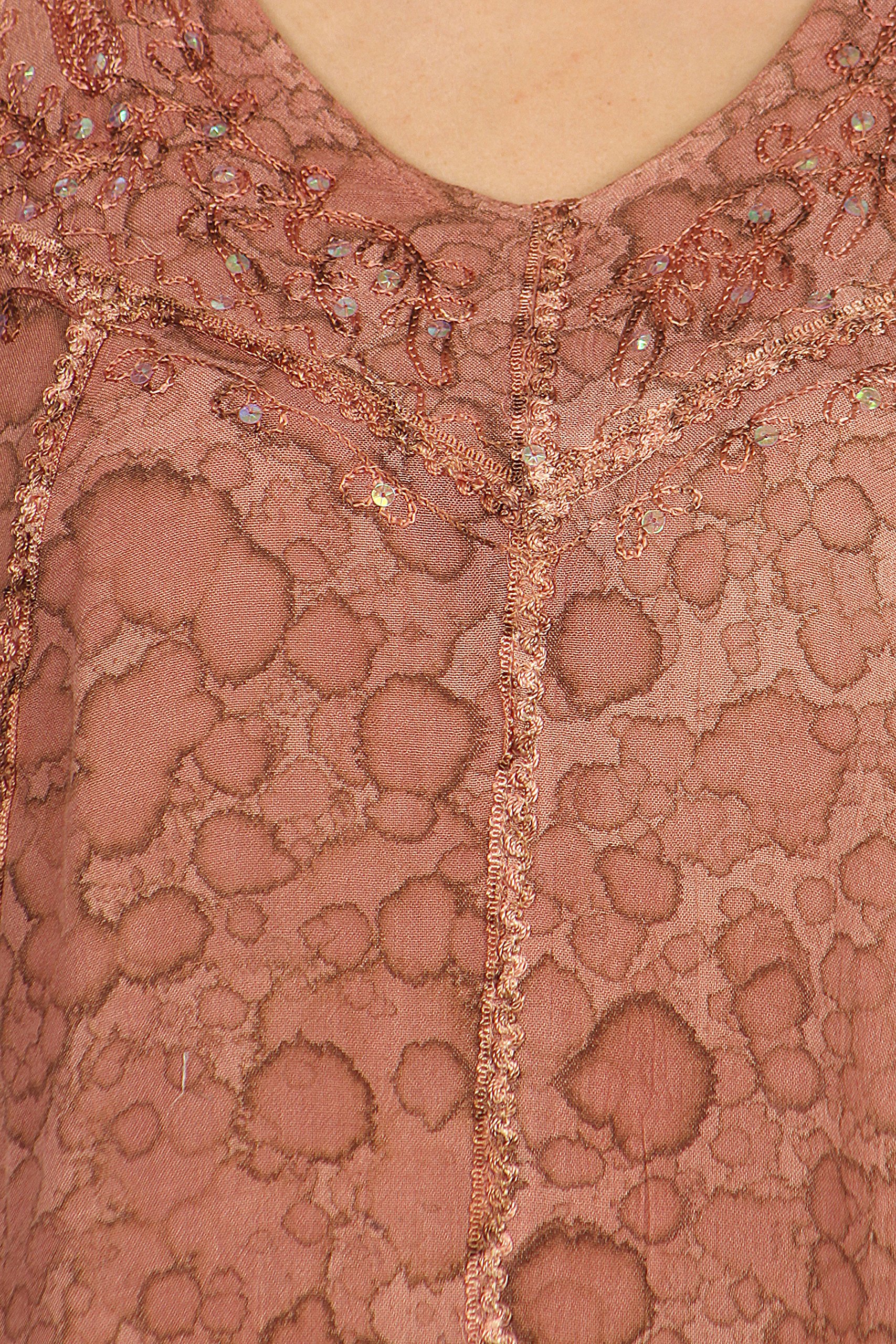 Sakkas Women's Charolette Embroidered Sequin Blouse - Elegant Party Top for Evening Events, Weddings & Special Occasions