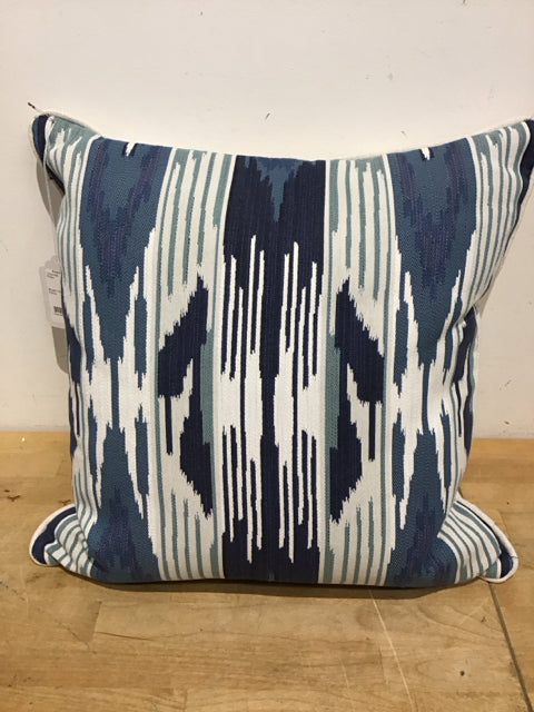 Blue and Light Blue Pattern Decorative Throw Pillow Covers - Soft & Stylish for Living Room, Bedroom, or Sofa