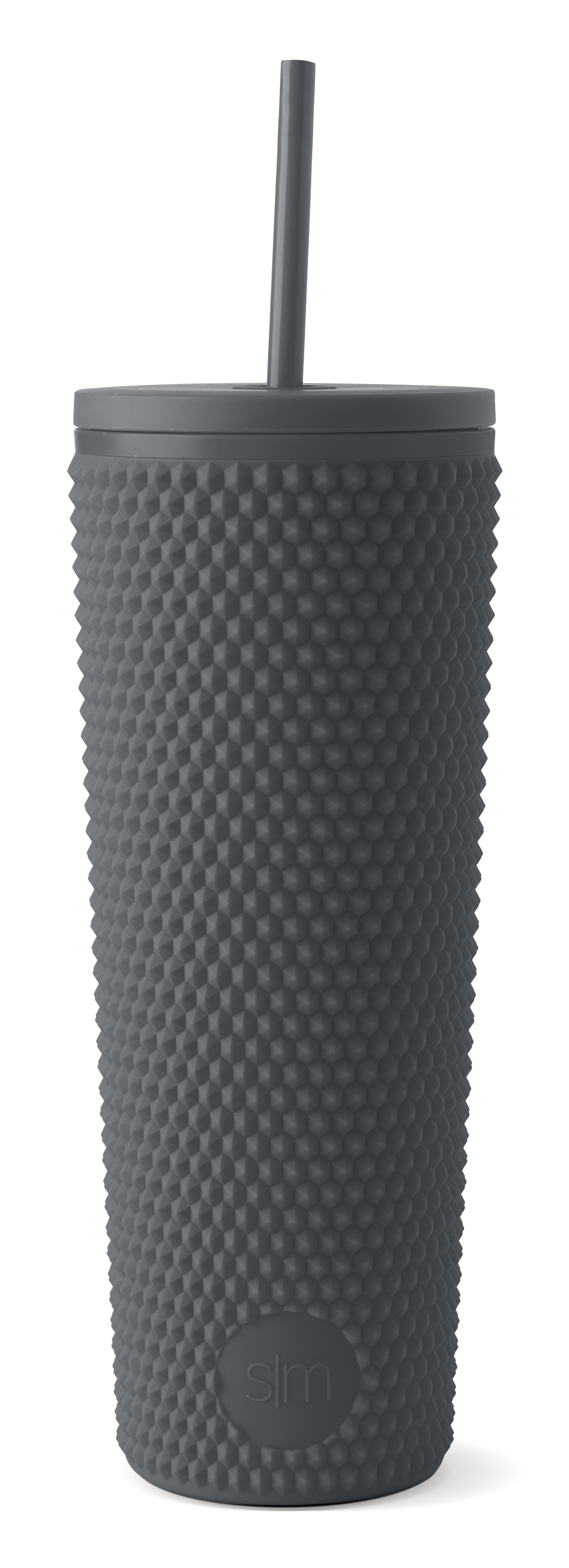 Textured Plastic Classic Tumbler with Straw Lid - Insulated 20oz Travel Mug for Coffee, Tea & Cold Drinks - Perfect for Office, Gym & Outdoor Activities