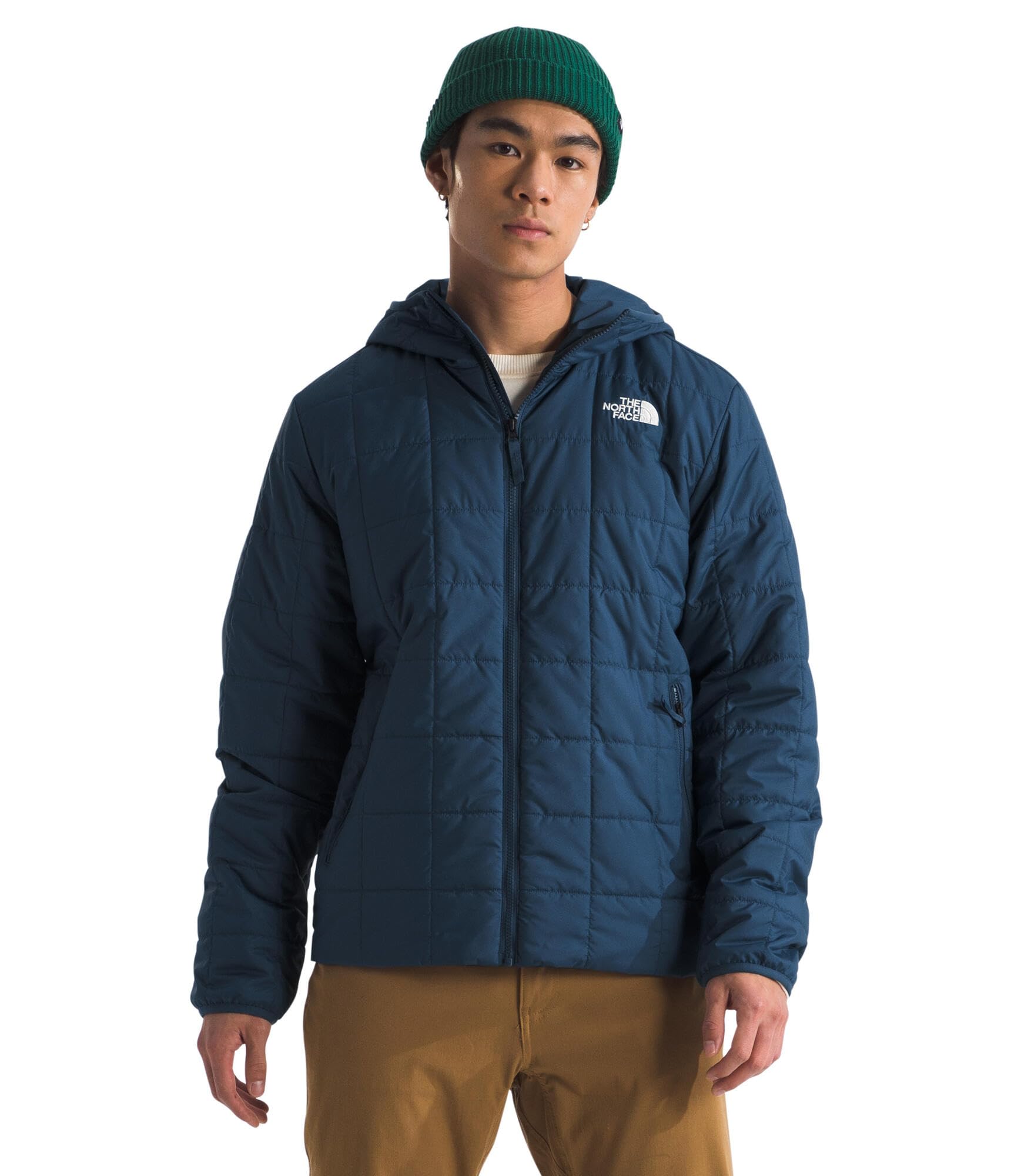 THE NORTH FACE Men's Insulated Hoodie Jacket - Waterproof Winter Coat for Hiking, Camping & Outdoor Activities