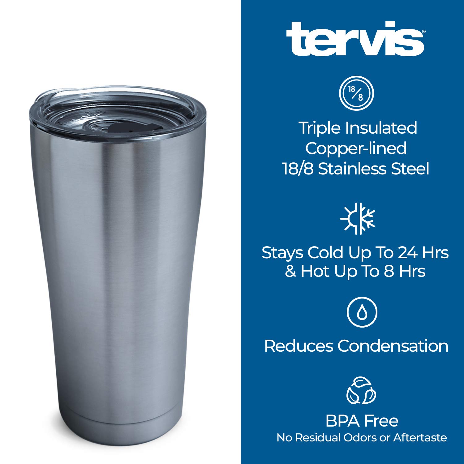 Tervis Nurse Life Polka Dots Insulated Stainless Steel Tumbler - 20 oz Silver Cup with Clear & Black Hammer Lid - Perfect for Nurses, Healthcare Workers & On-The-Go Hydration
