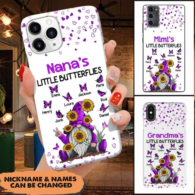 NAZENTI Custom Personalized Nana Grandma Phone Case - Mother's Day Gift, Birthday Present for Grandma, Compatible with iPhone & Samsung | Perfect for Daily Use & Special Occasions