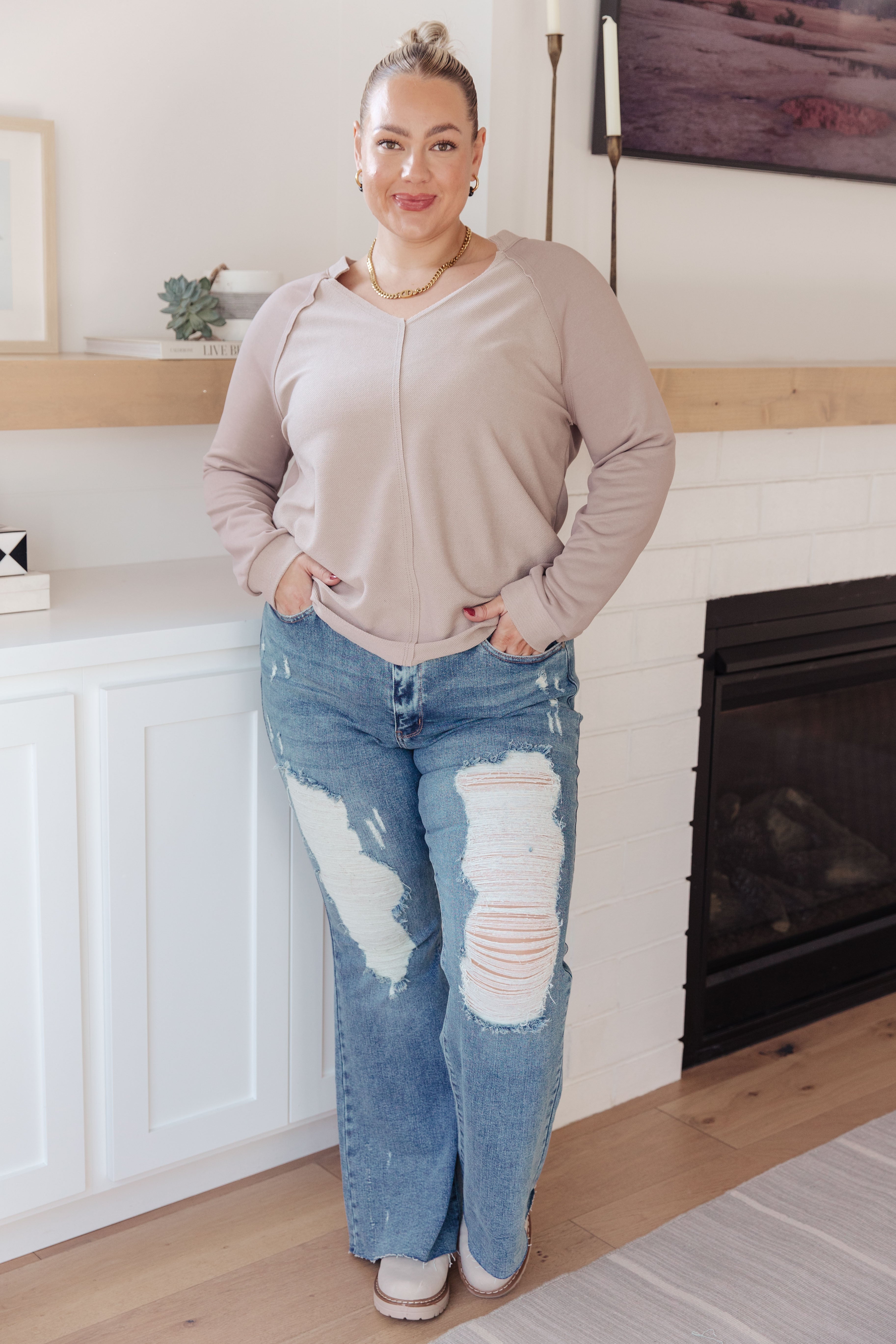 Stylish Women's V Neck Top - Trendy Casual & Party Wear for Everyday Outfits | Perfect for Work, Dates & Social Events